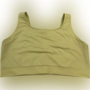 Auden Seamless Bralette Pullover Lime/Yellow Green sz 2x EUC